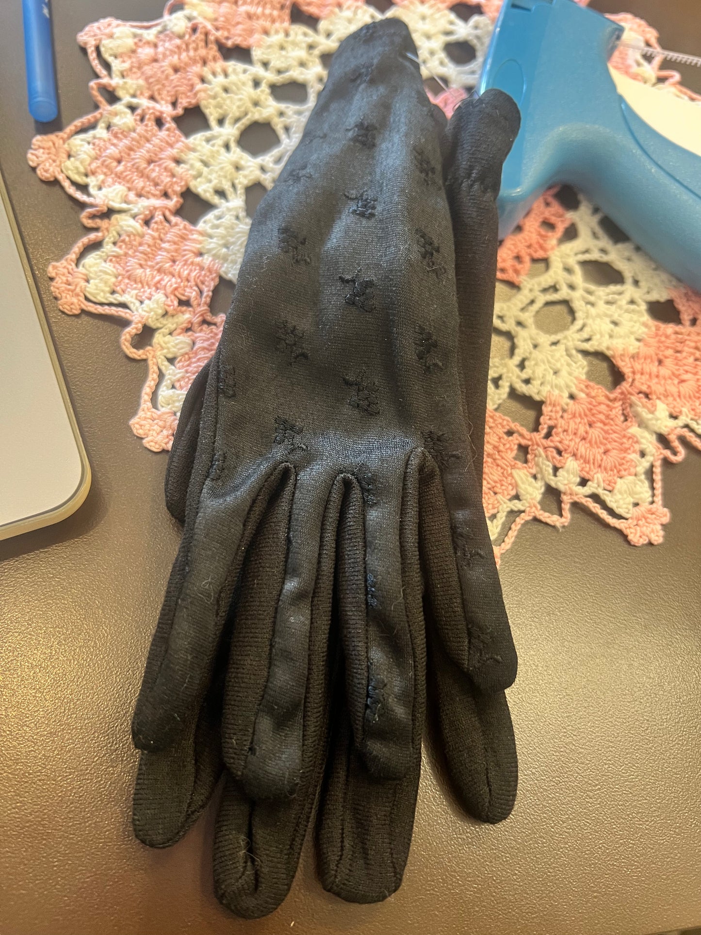 Vintage Embroidered Gloves