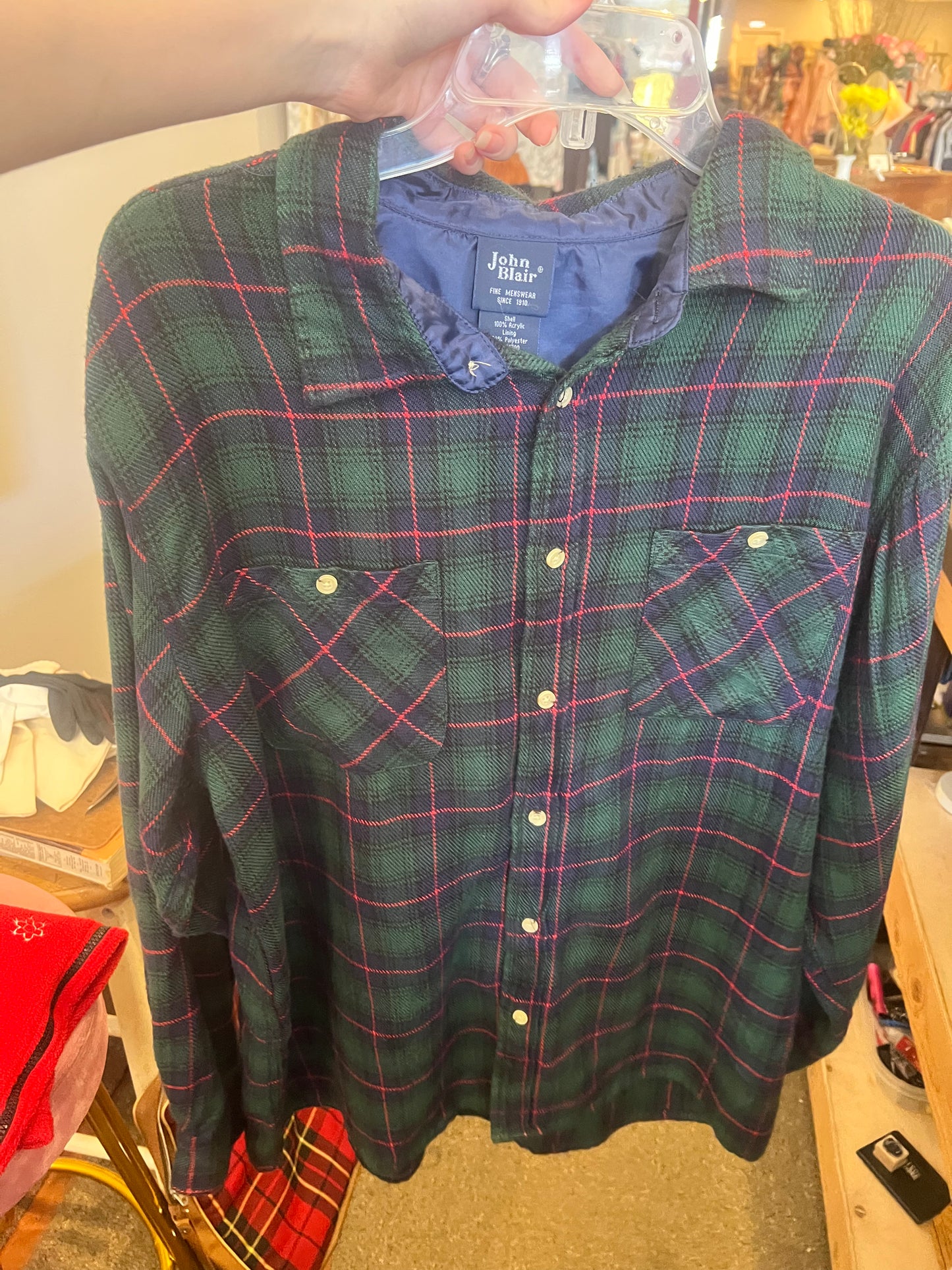 90s John Blair Men's Flannel