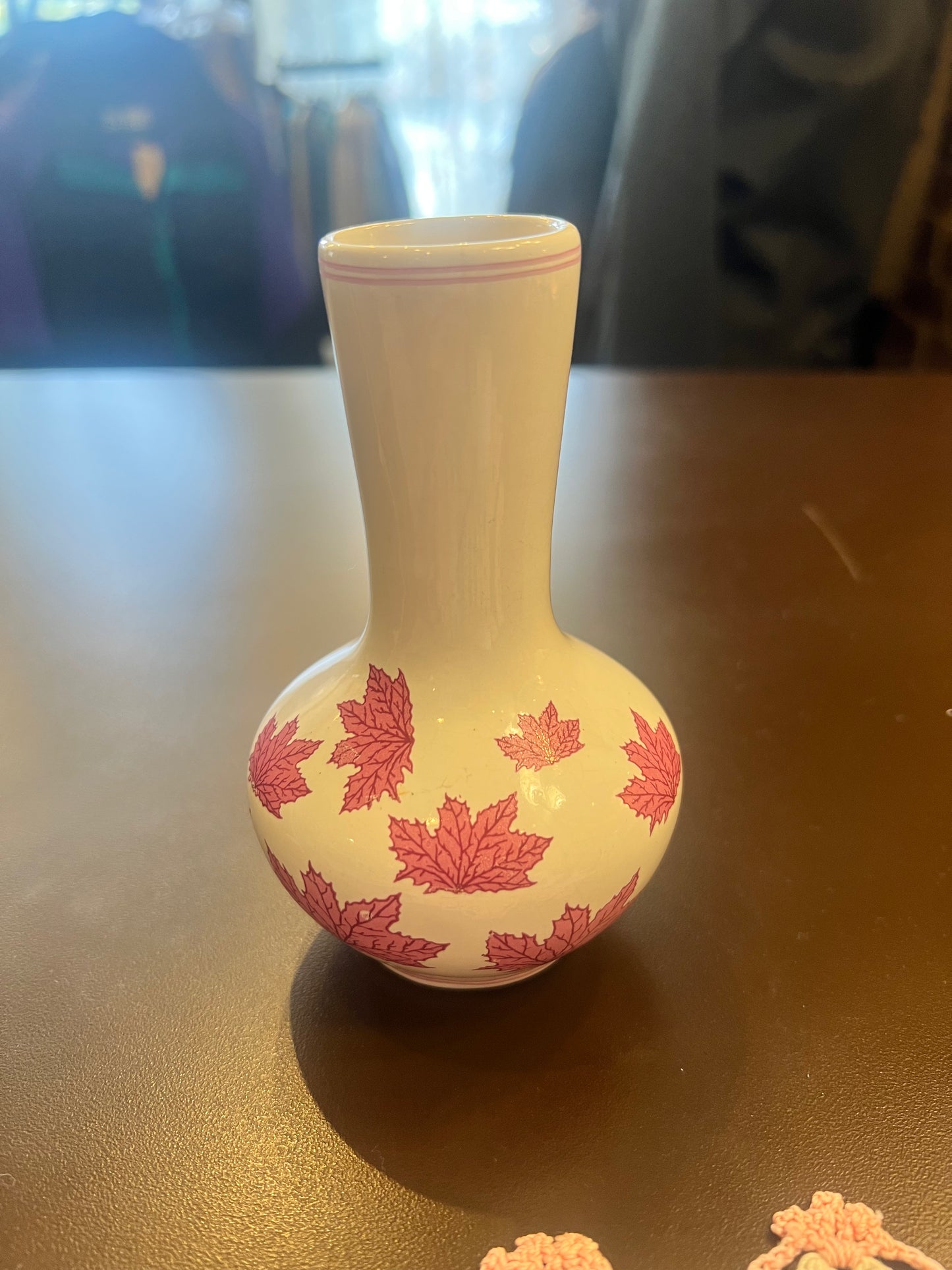 Vintage Leaf Vase