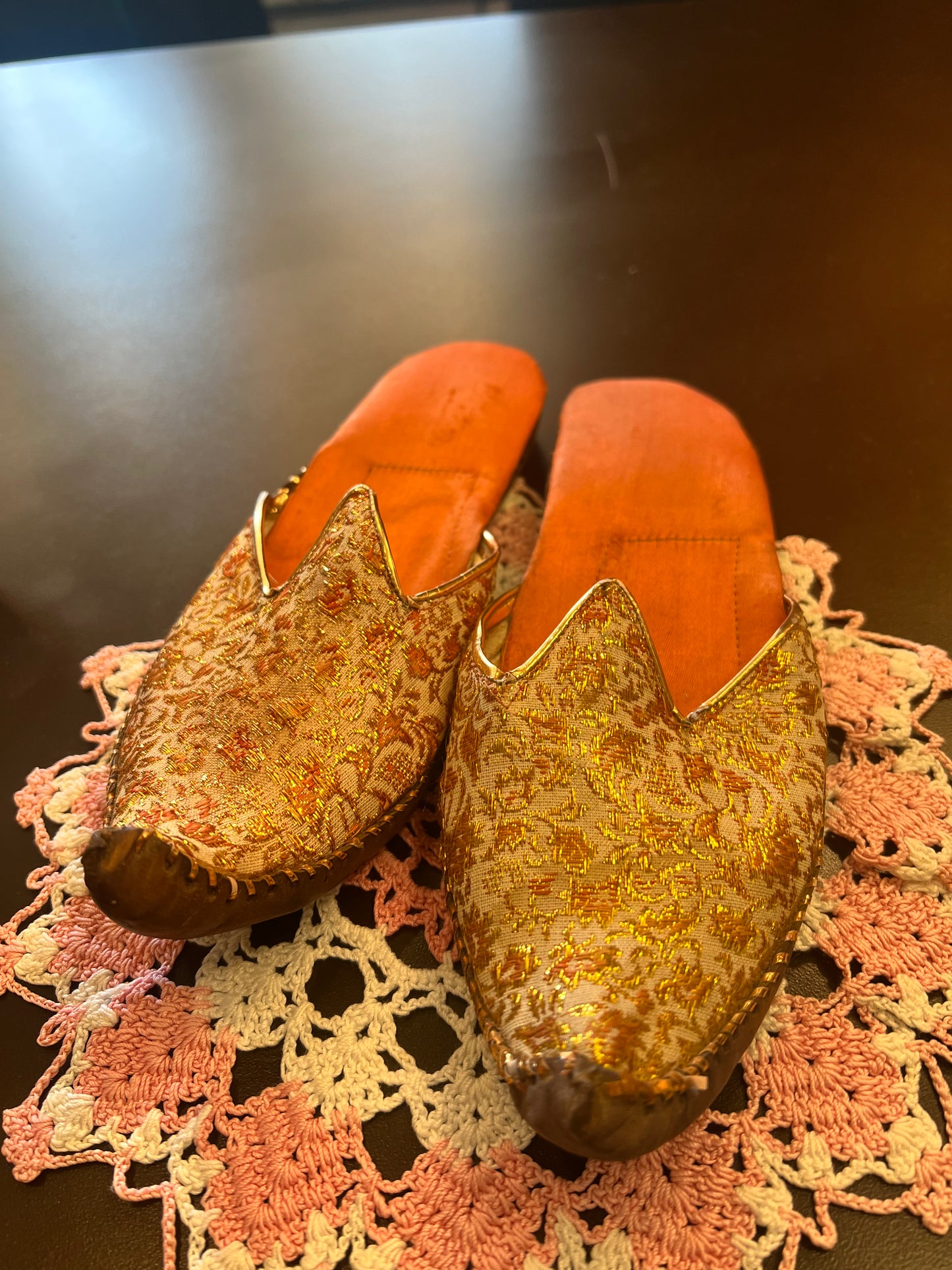 Vintage Handmade Genie Slippers
