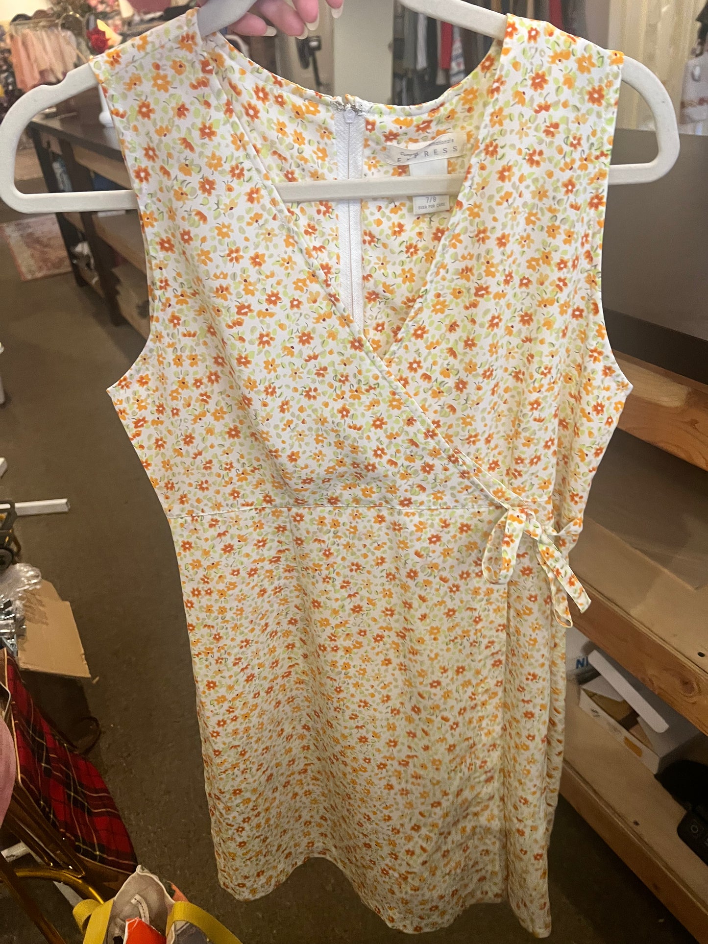 90s Compagnie Internationale Express Wrap Dress w/ Skort