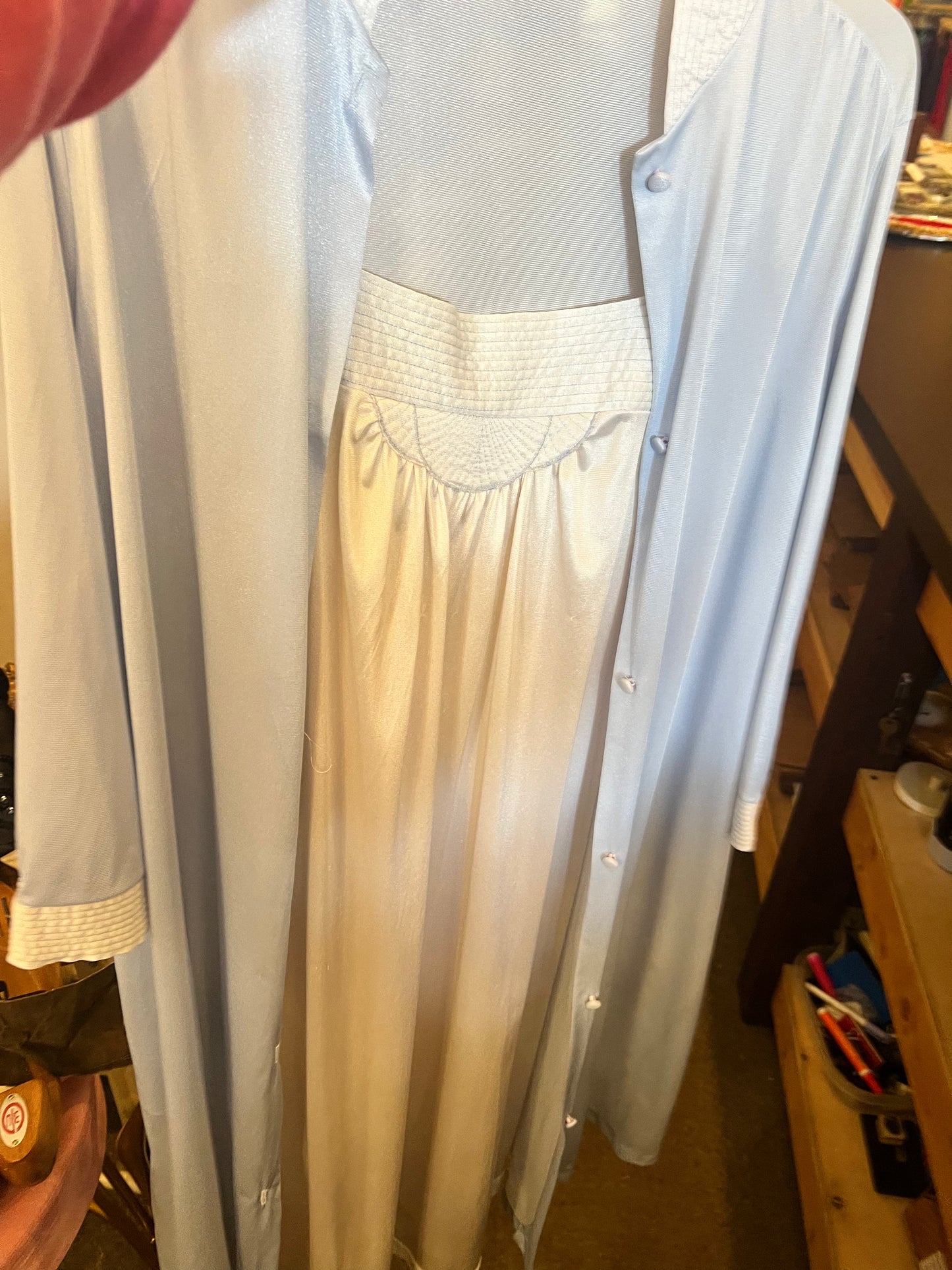 70s Val Mode Nightgown/Robe Set