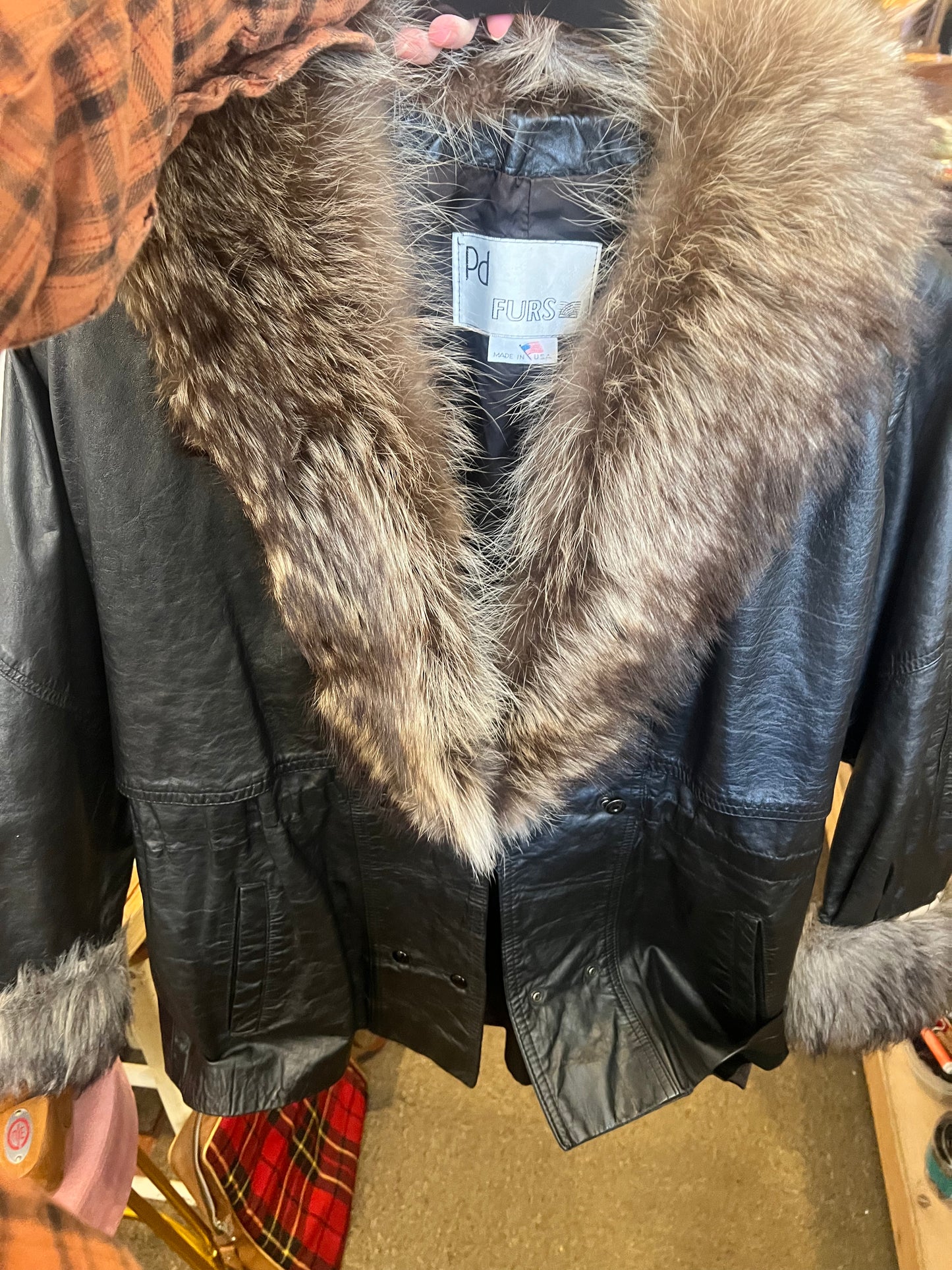 70s PD Furs Leather Jacket