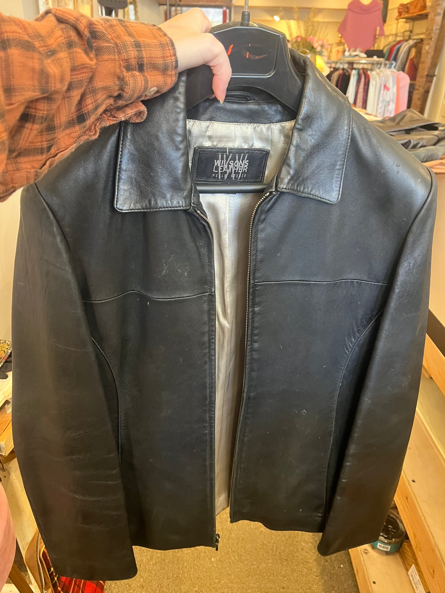 90s/2000s Wilsons Pelle Studio Leather Jacket
