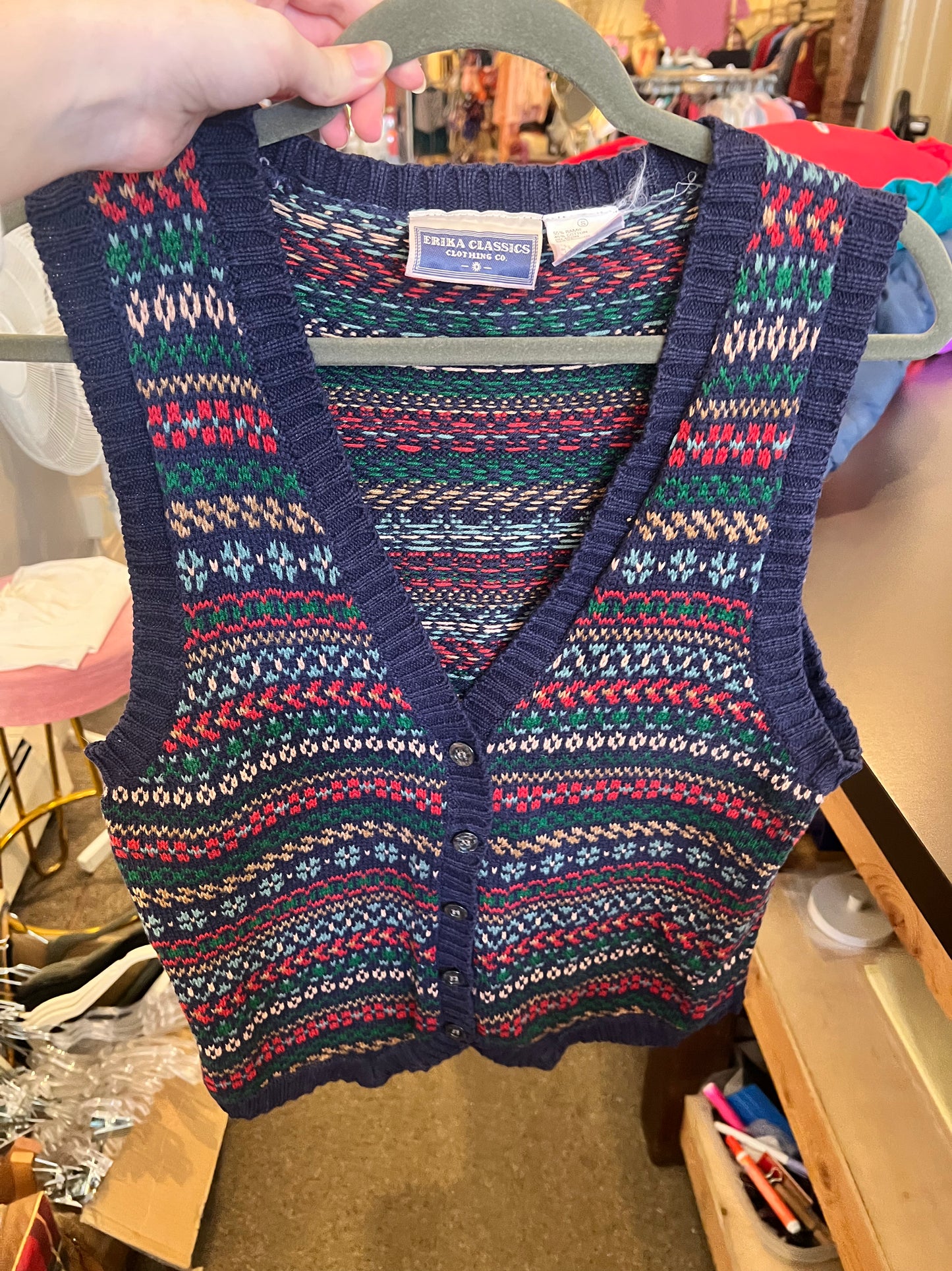 90s Erica Classics Sweater Vest