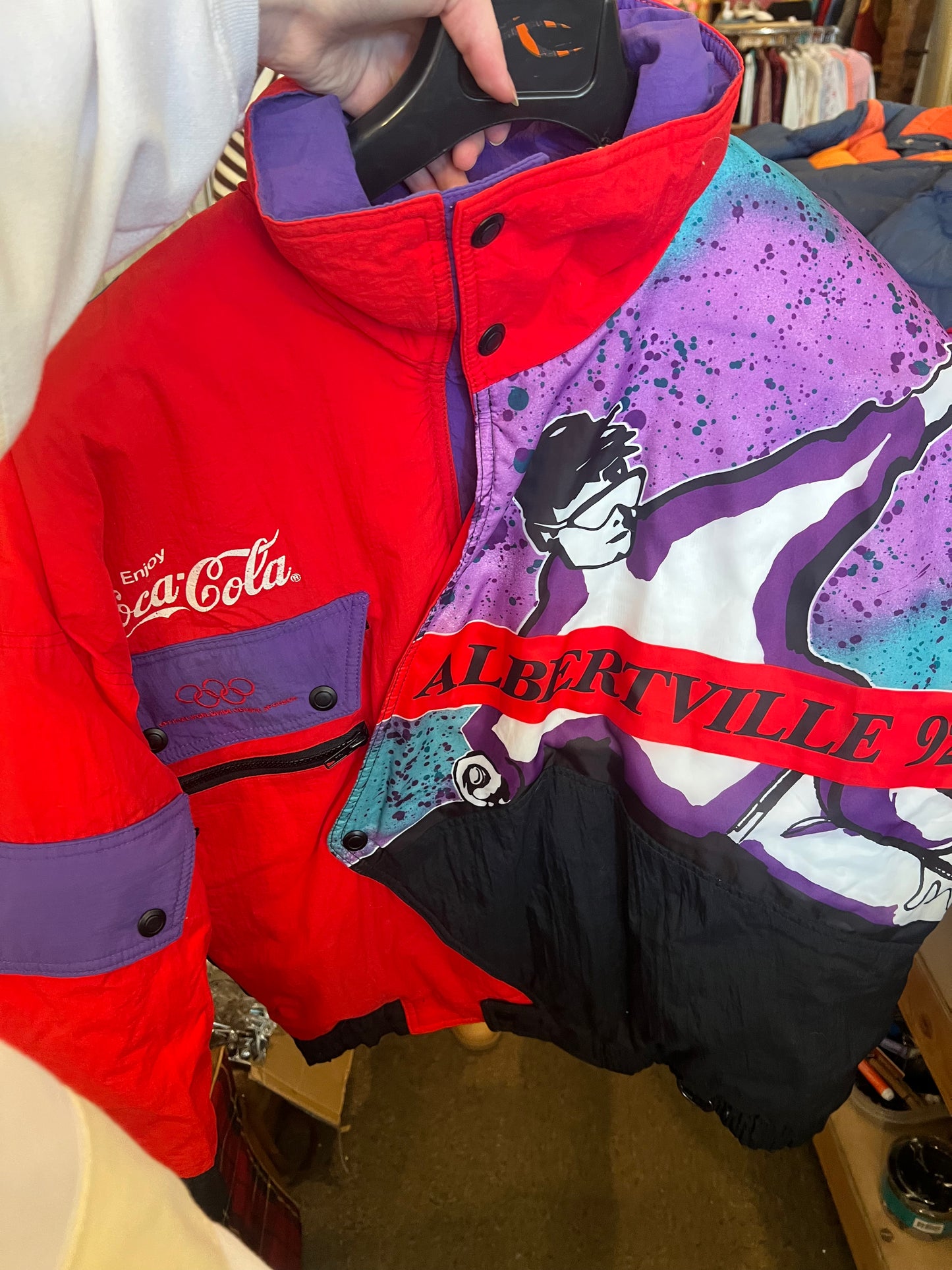 1992 Albertville Coca Cola Winter Olympics Jacket