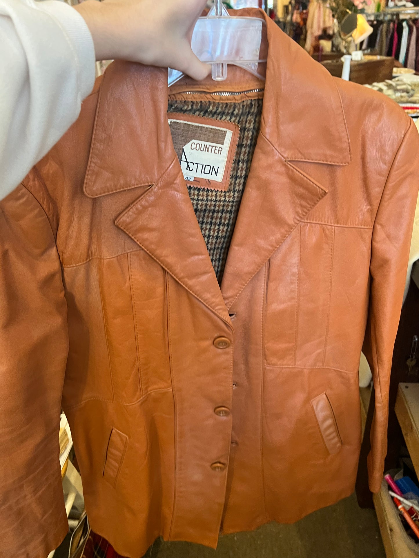 70s Counter Action Leather Jacket