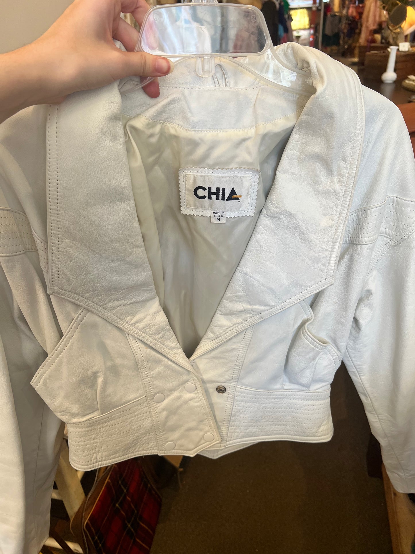 80s Chia Leather Jacket