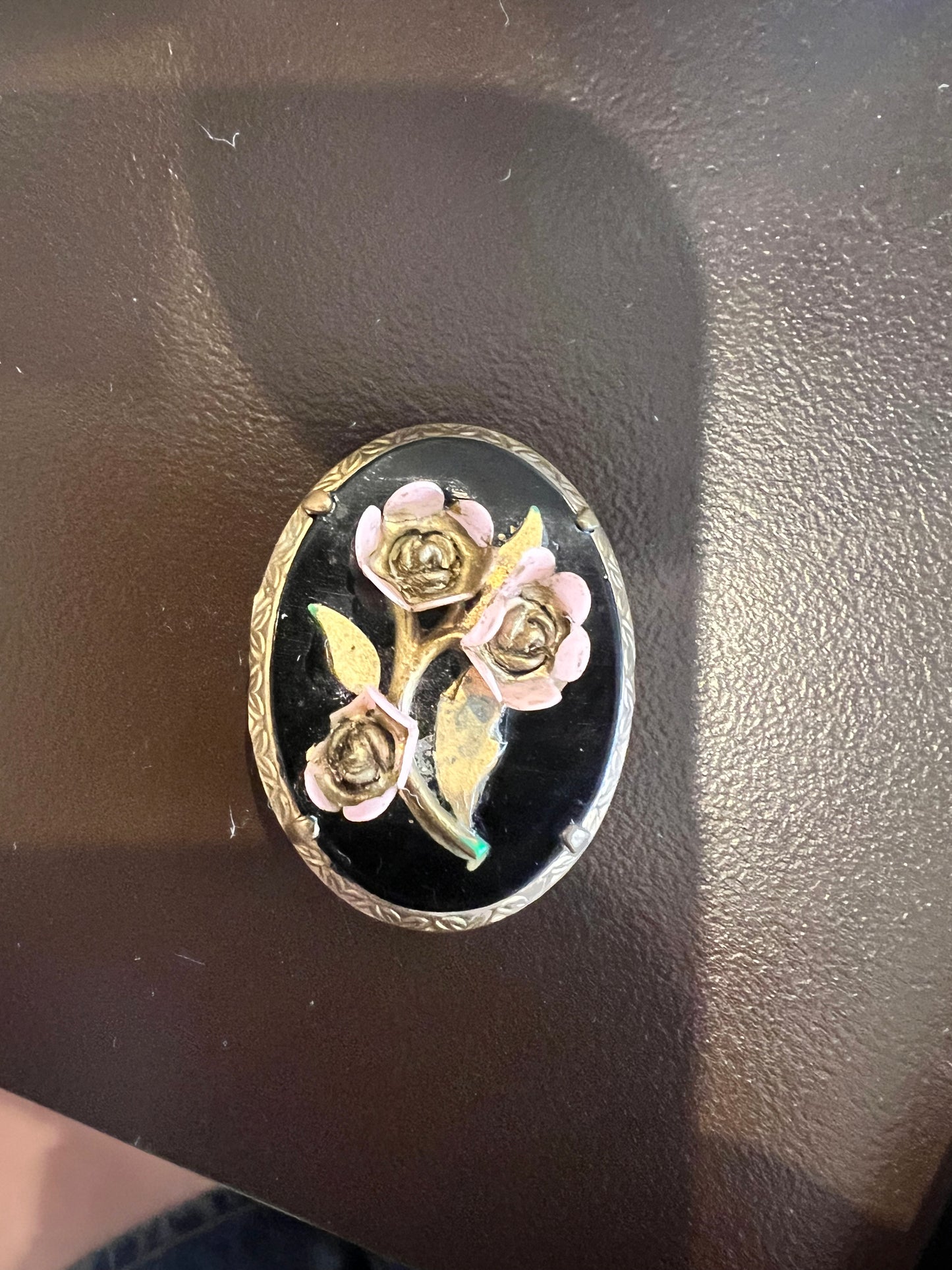 Vintage Rose 3D Brooch