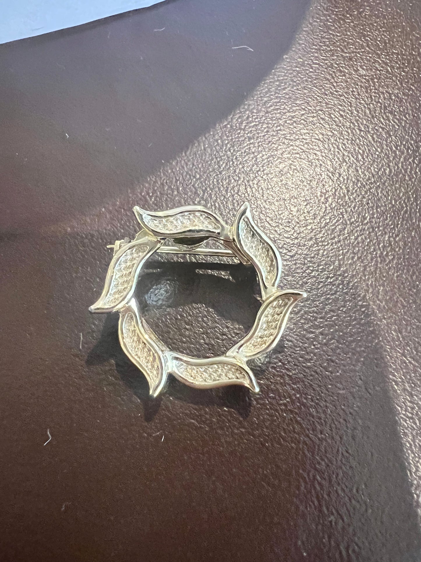 Vintage Gerry Weber Gold Tone Leaf Brooch