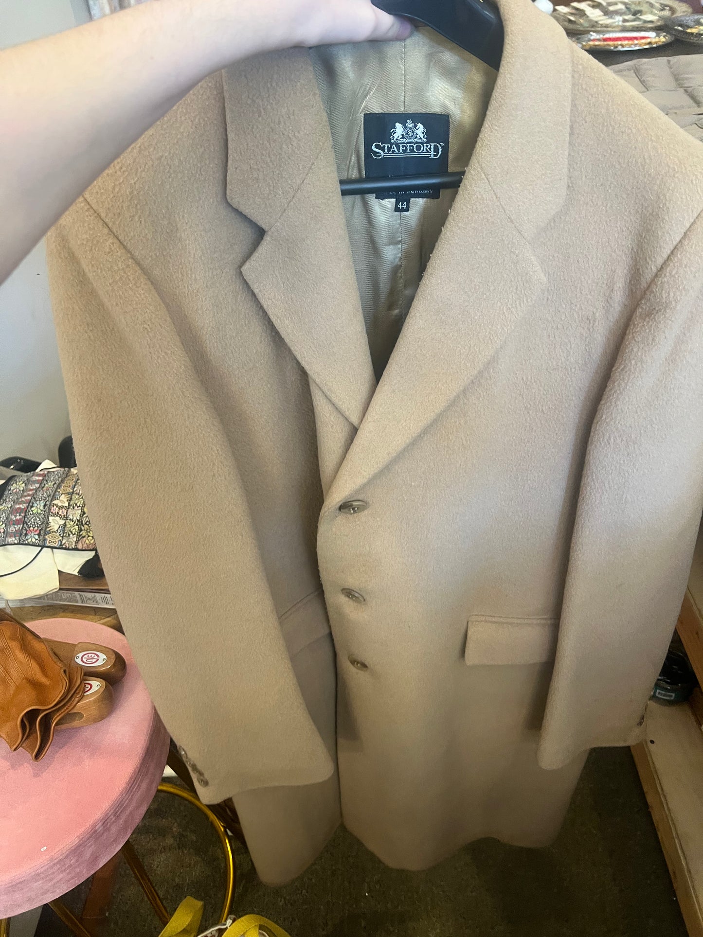 80s Stafford Mens Coat