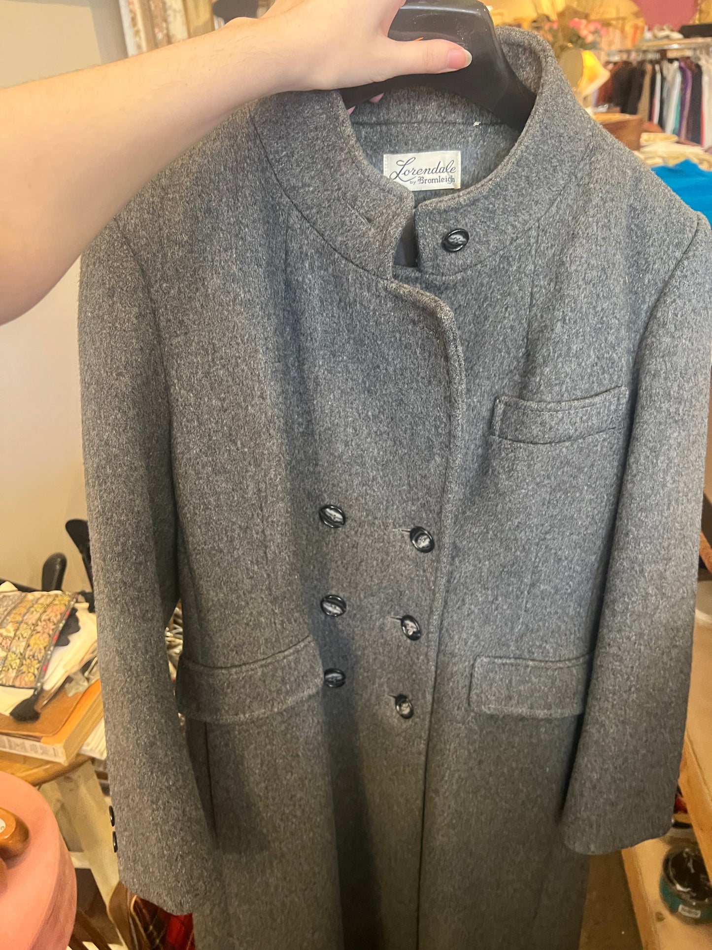 70s Lorendale Wool Coat