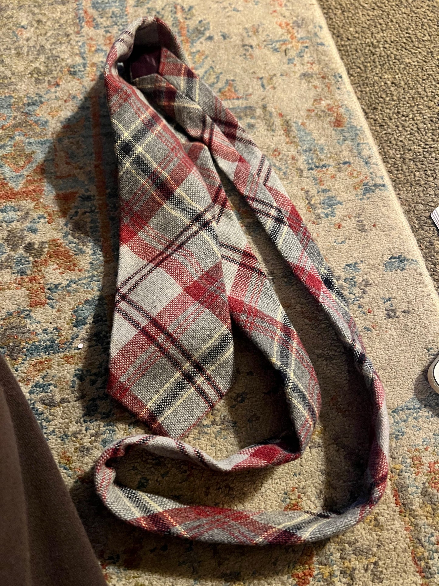 50s Del Cino Plaid Tie