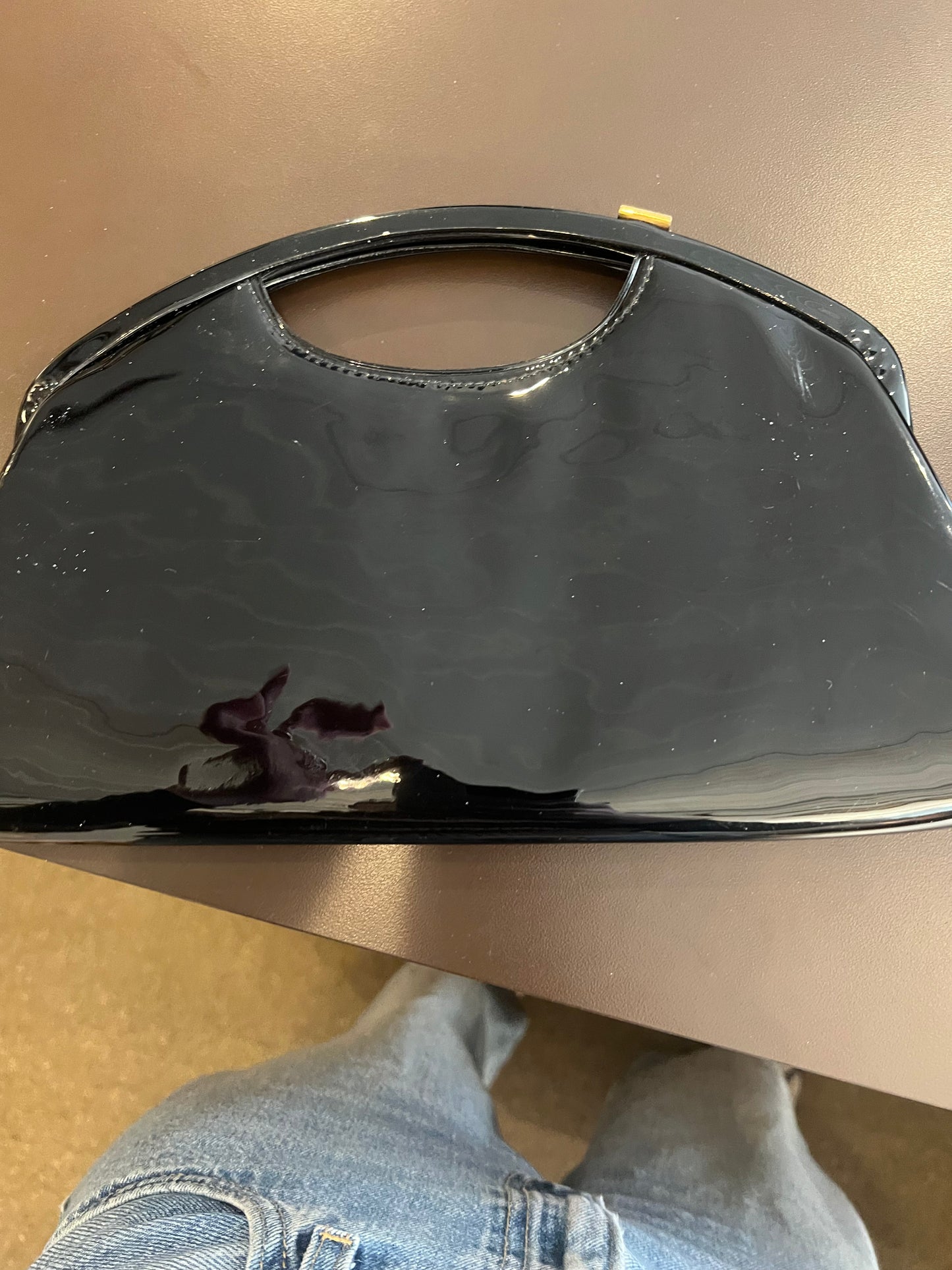 Vintage Patent Clutch Purse