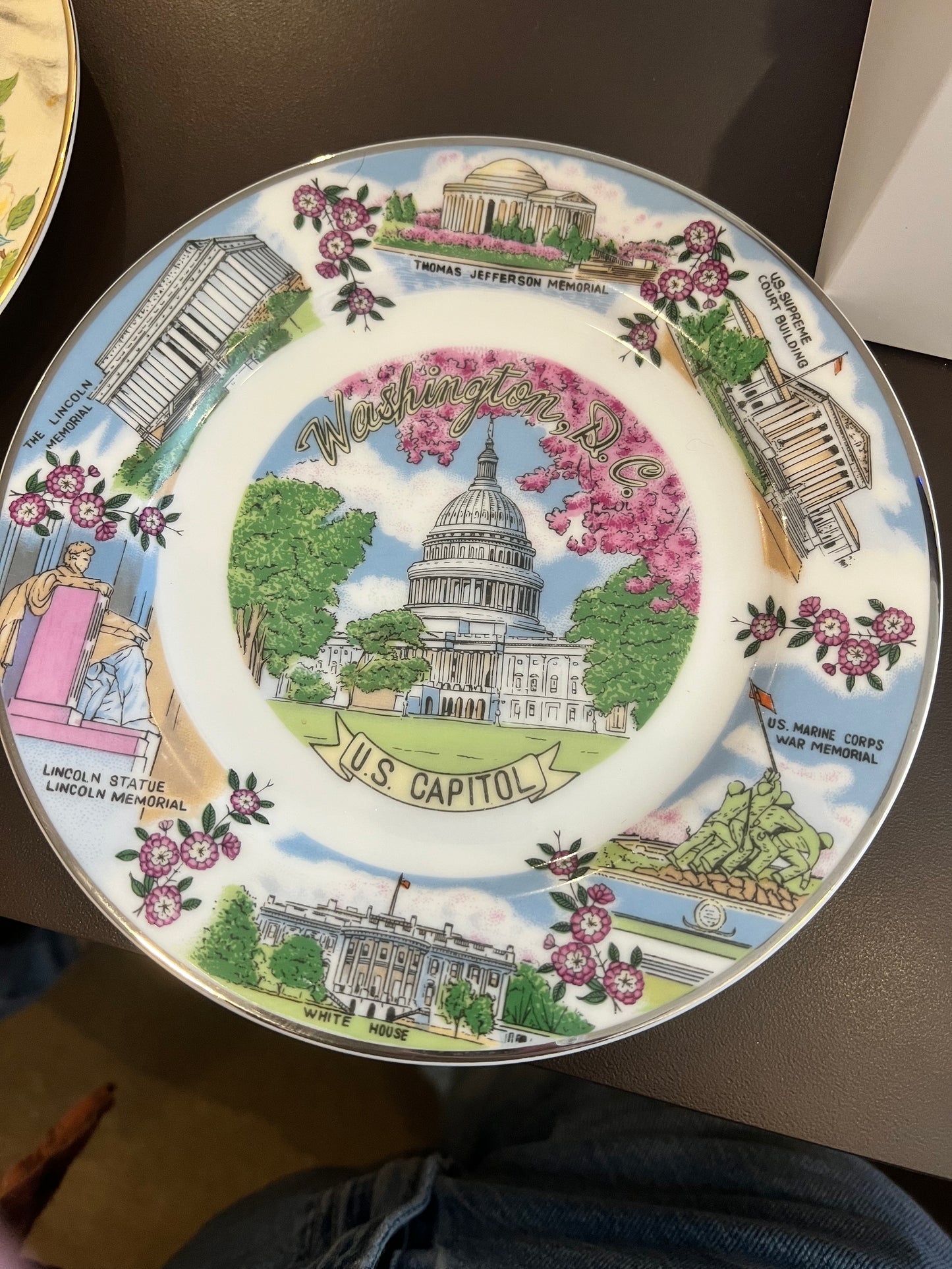 Vintage Washington D.C. Souvenir Plate