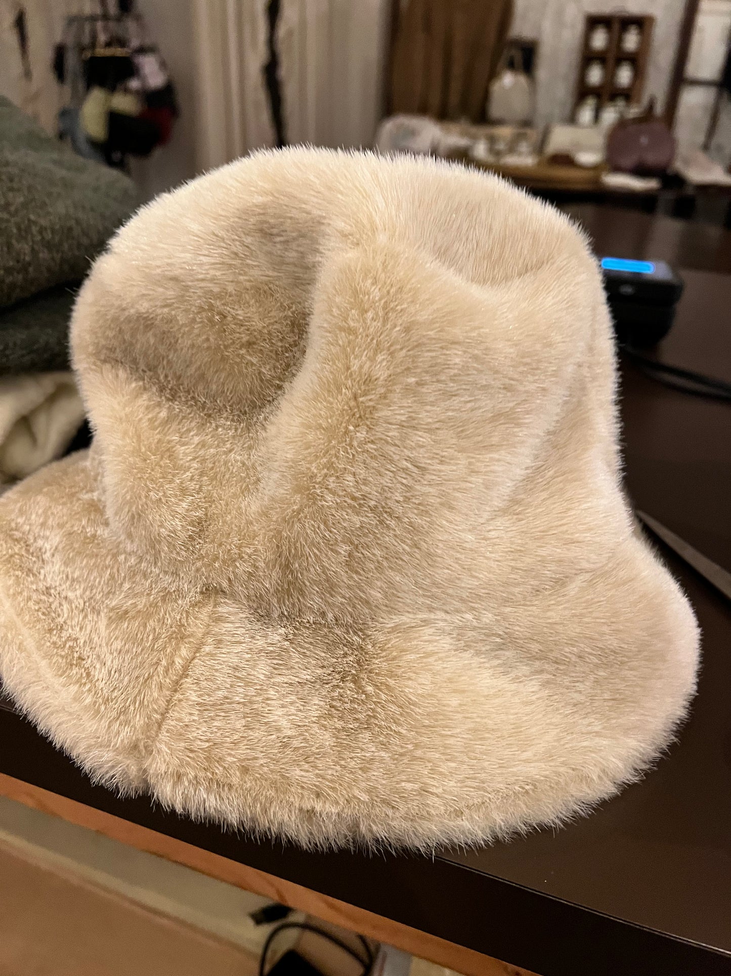Vintage Fuzzy Bucket Hat