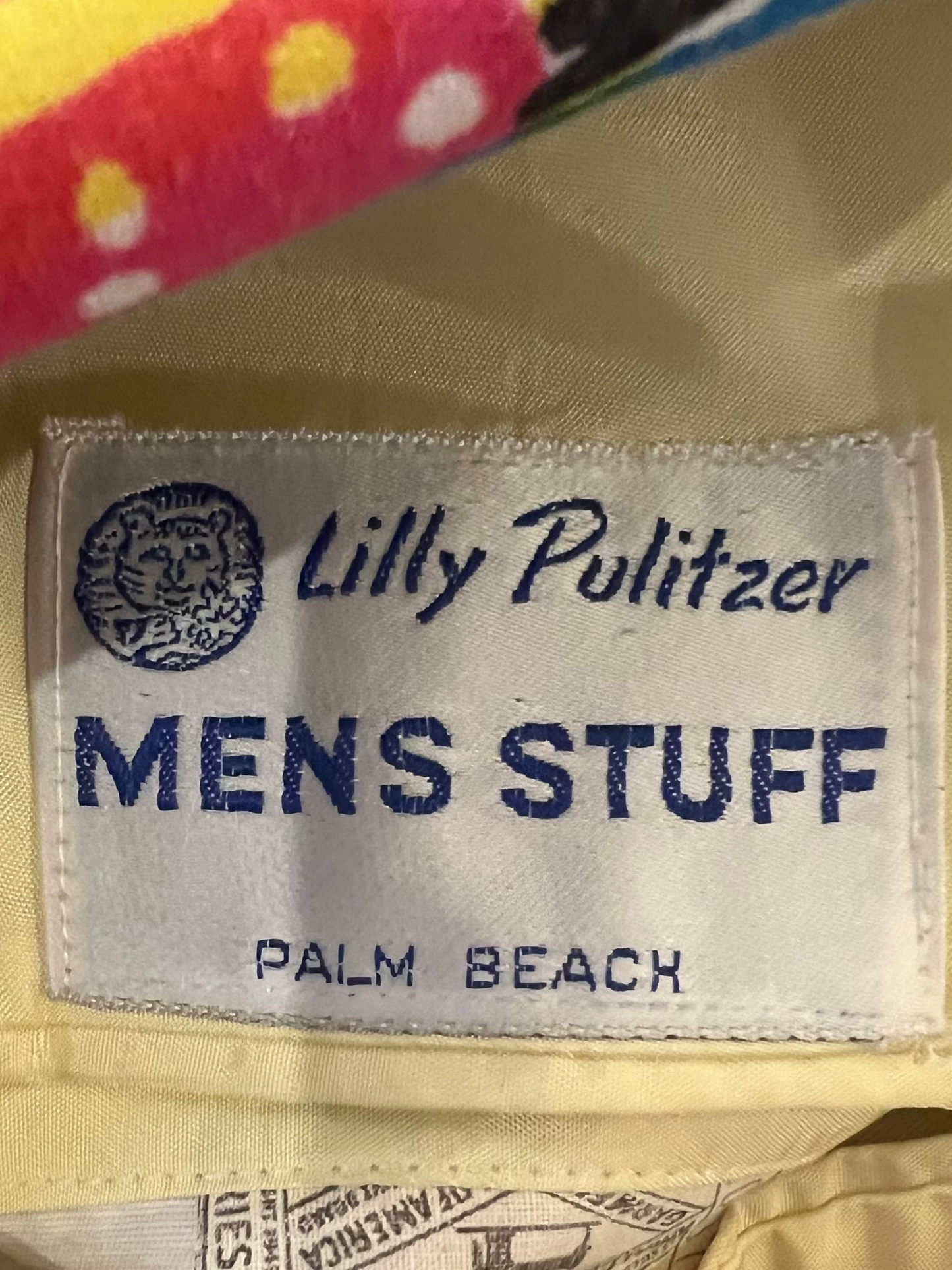 70s Lilly Pulitzer Men's Abstract Print Blazer