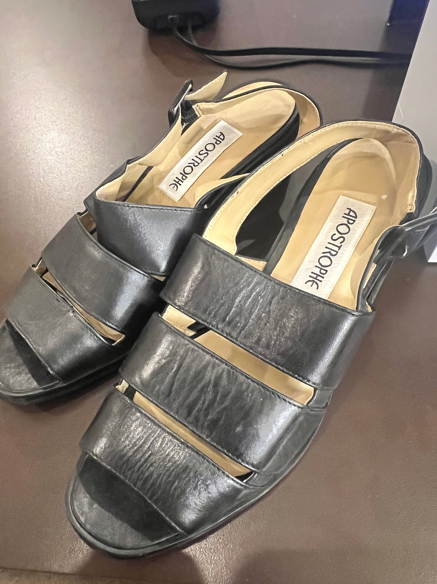 80s/90s Apostrophe Block Heels