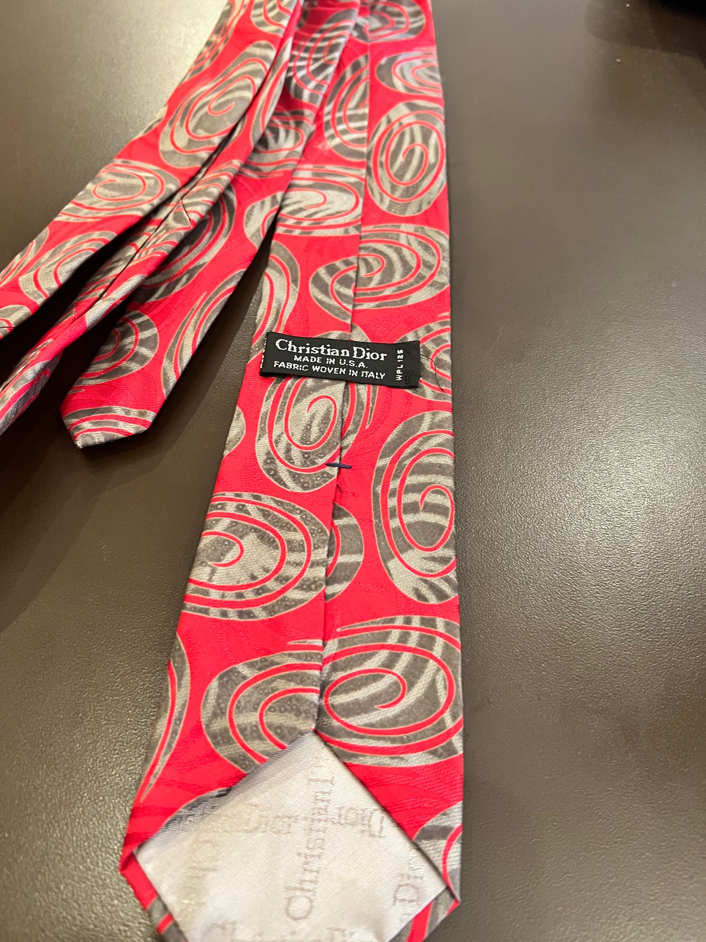 Vintage Christian Dior Abstract Tie