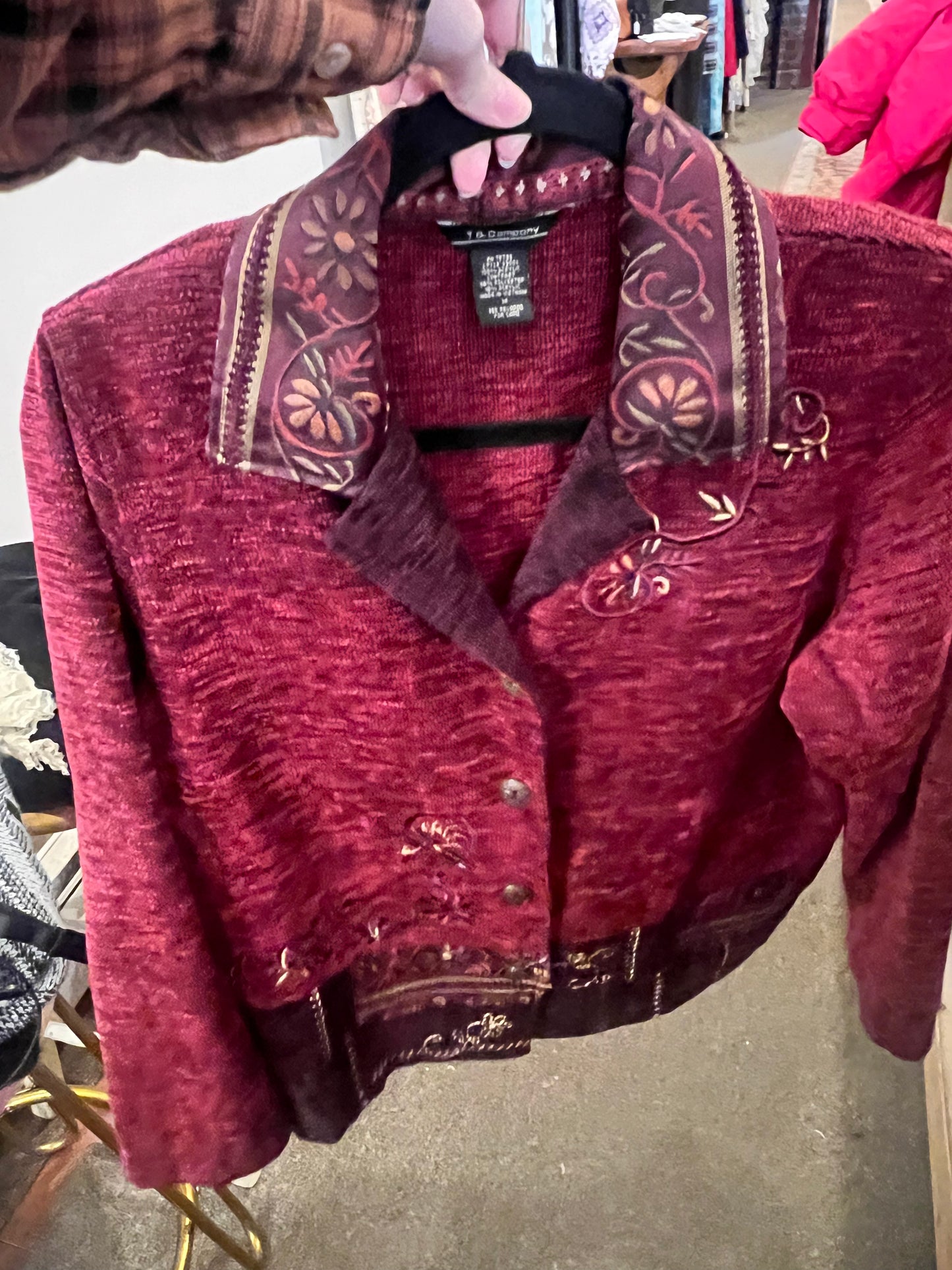 90s T & Company Embroidered Jacket