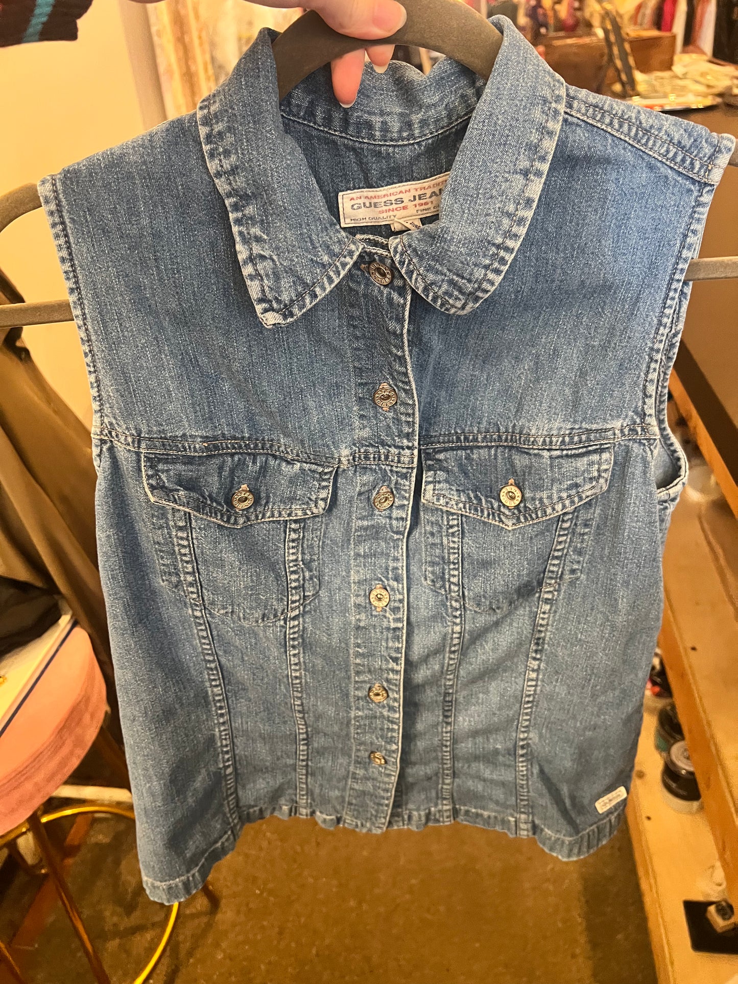 90s Guess Denim Vest