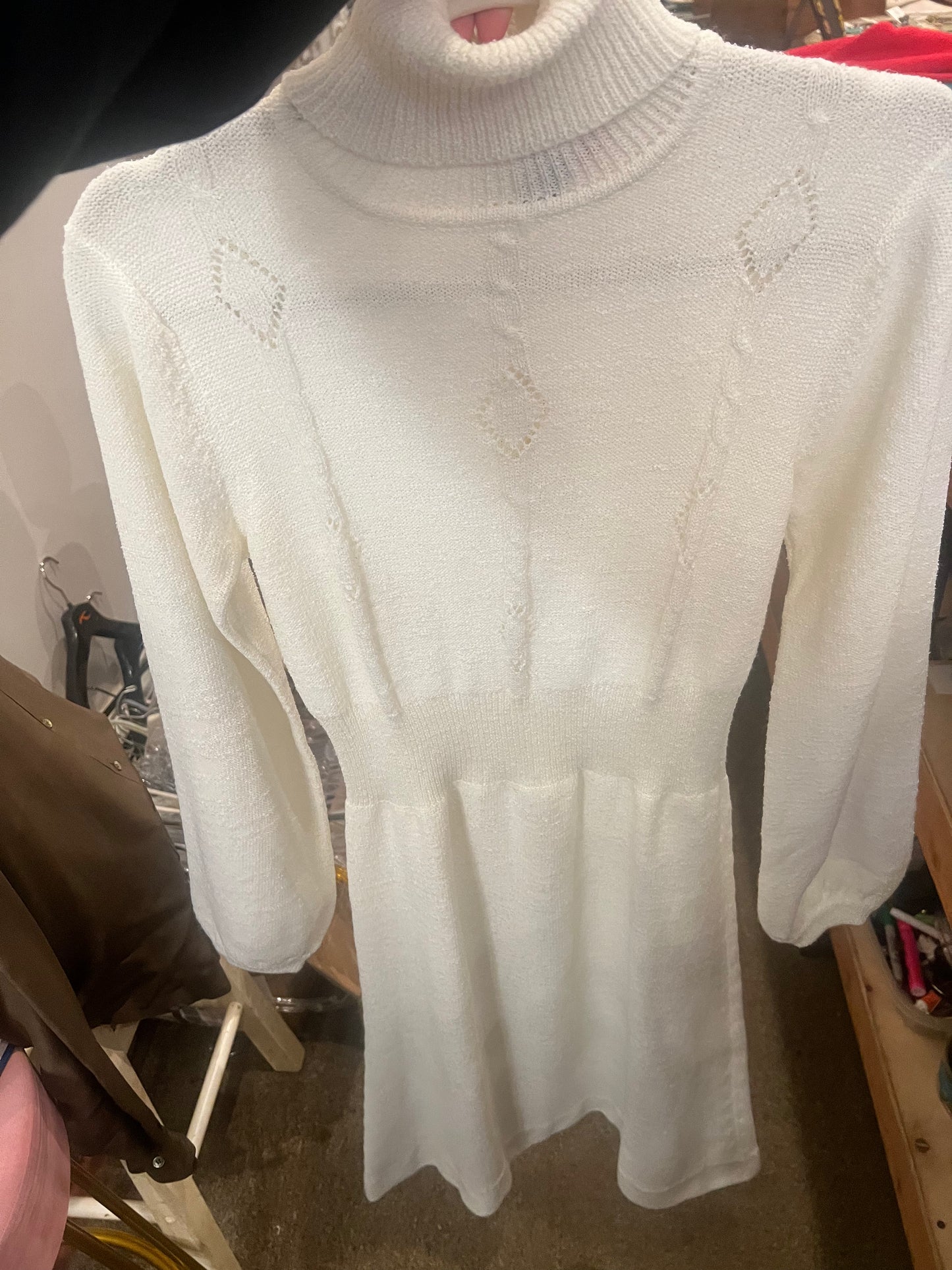 70s Begies Sportswear Way Knit Sweater Dress