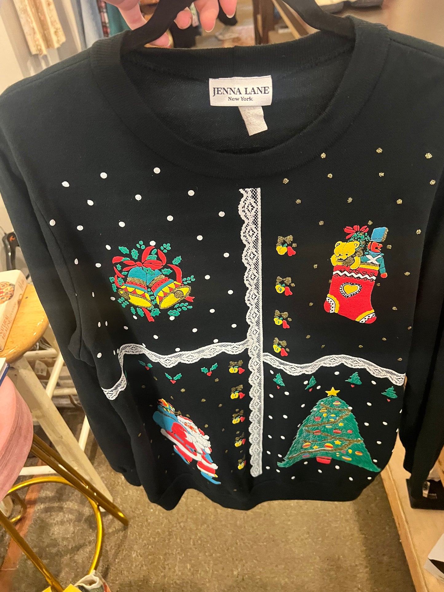 90s Jenna Lane New York Christmas Sweatshirt