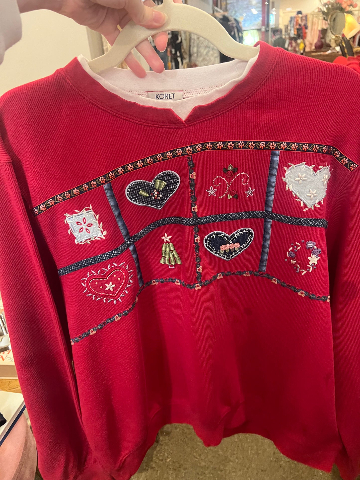 90s Koret City Blues Christmas Crewneck