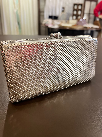 Whiting and Davis Mesh Wallet Clutch