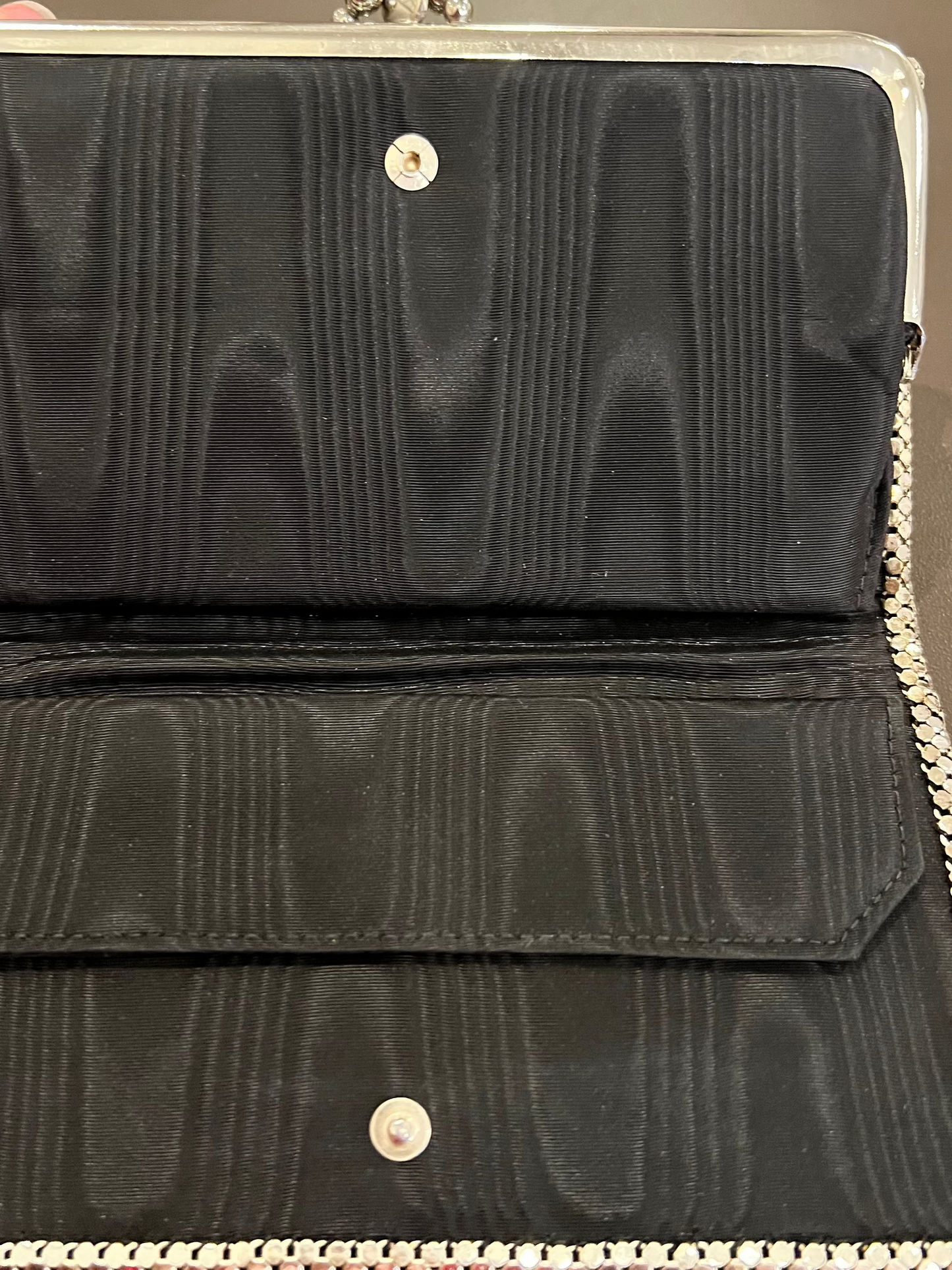 Whiting and Davis Mesh Wallet Clutch